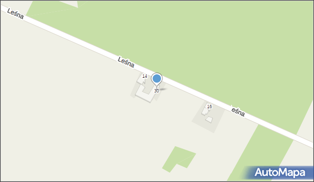 Parzymiechy, Leśna, 30, mapa Parzymiechy