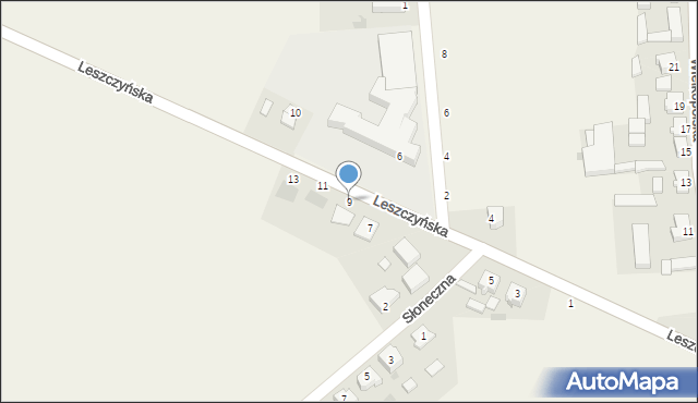 Pawłowice, Leszczyńska, 9, mapa Pawłowice