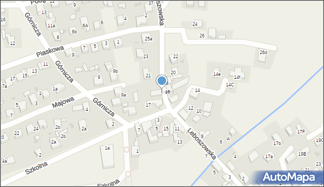 Pilchowice, Leboszowska, 19, mapa Pilchowice