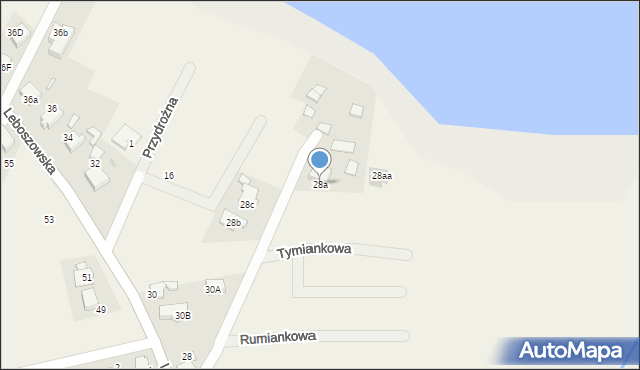Pilchowice, Leboszowska, 28a, mapa Pilchowice