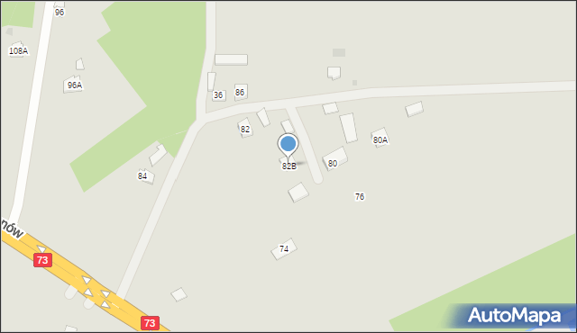 Pilzno, Legionów, 82B, mapa Pilzno