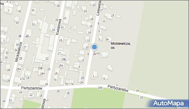 Piotrków Trybunalski, Lelewela Joachima, 1A, mapa Piotrków Trybunalski