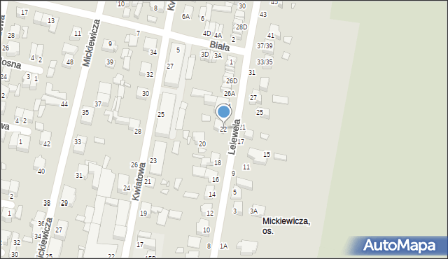 Piotrków Trybunalski, Lelewela Joachima, 22, mapa Piotrków Trybunalski