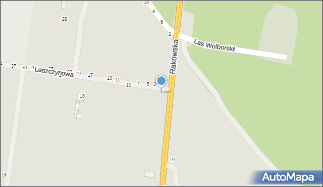 Piotrków Trybunalski, Leszczynowa, 2, mapa Piotrków Trybunalski