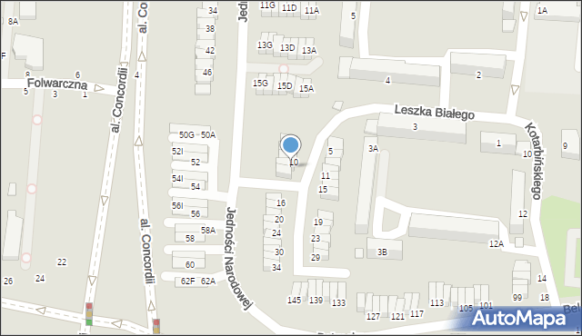 Piotrków Trybunalski, Leszka Białego, 12, mapa Piotrków Trybunalski