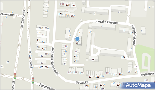 Piotrków Trybunalski, Leszka Białego, 17, mapa Piotrków Trybunalski