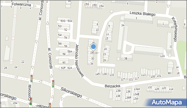 Piotrków Trybunalski, Leszka Białego, 26, mapa Piotrków Trybunalski