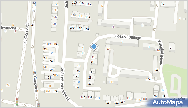 Piotrków Trybunalski, Leszka Białego, 9, mapa Piotrków Trybunalski