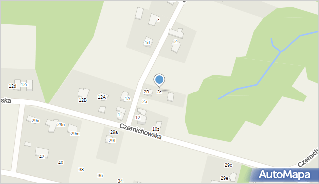 Pisarzowice, Leśna, 2c, mapa Pisarzowice