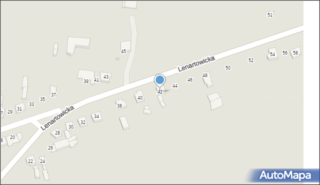 Pleszew, Lenartowicka, 42, mapa Pleszew