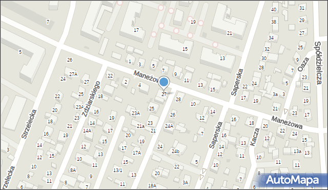 Płock, Lenartowicza Teofila Aleksandra, 27, mapa Płock