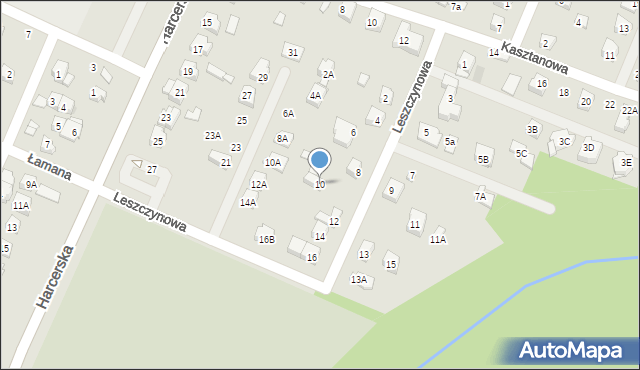 Płock, Leszczynowa, 10, mapa Płock