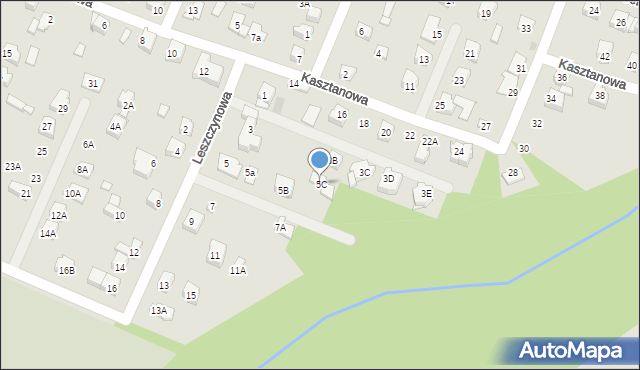 Płock, Leszczynowa, 5C, mapa Płock