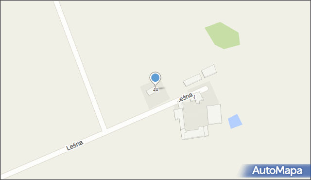 Podosie, Leśna, 4A, mapa Podosie