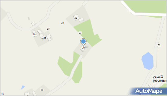 Pomlewo, Leśna, 26, mapa Pomlewo