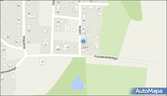 Porajów, Leśna, 2/10, mapa Porajów