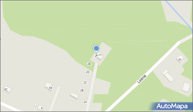 Poręba, Leszczynowa, 2f, mapa Poręba