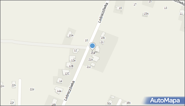 Poręba Wielka, Leśniczówka, 21a, mapa Poręba Wielka