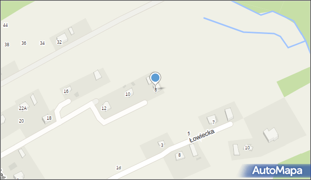 Poręba Żegoty, Leśny Zakątek, 8, mapa Poręba Żegoty