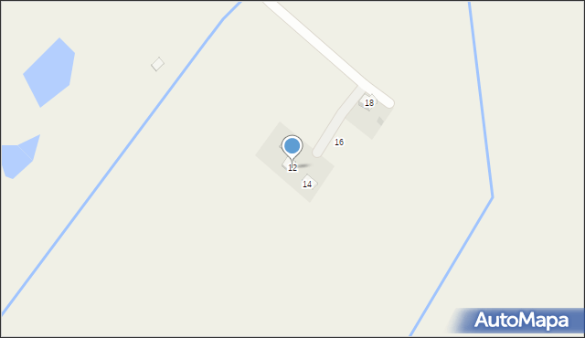 Posada Zarszyńska, Leśna, 12, mapa Posada Zarszyńska