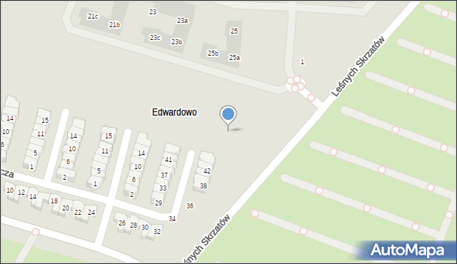 Poznań, Leśnych Skrzatów, 31, mapa Poznania