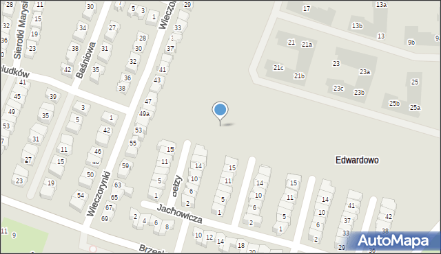 Poznań, Leśnych Skrzatów, 51, mapa Poznania