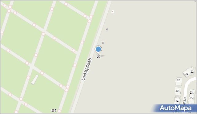 Poznań, Leskiej-Daab Anny, 10, mapa Poznania