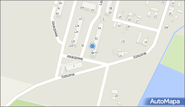 Przemków, Leśna, 5F, mapa Przemków