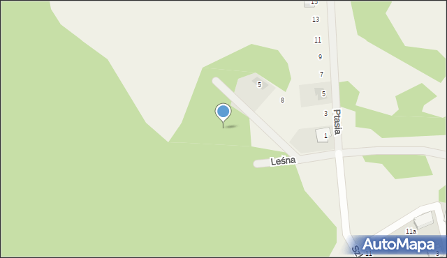 Przęsocin, Leśna, 2, mapa Przęsocin