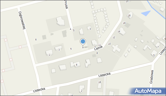 Przewłoka, Lema Stanisława, 7, mapa Przewłoka