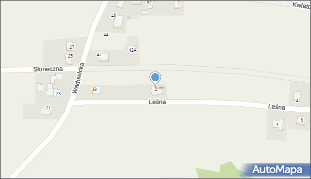 Przybradz, Leśna, 2, mapa Przybradz