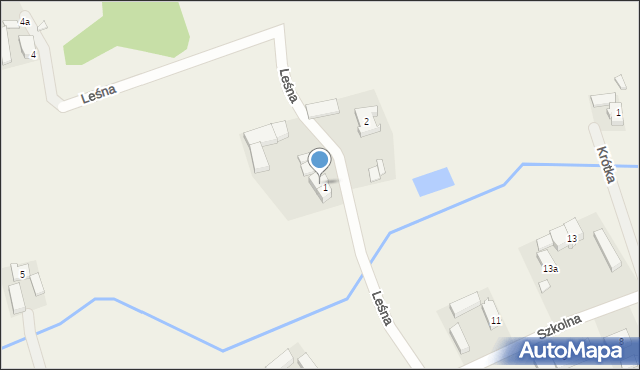 Przybymierz, Leśna, 3, mapa Przybymierz