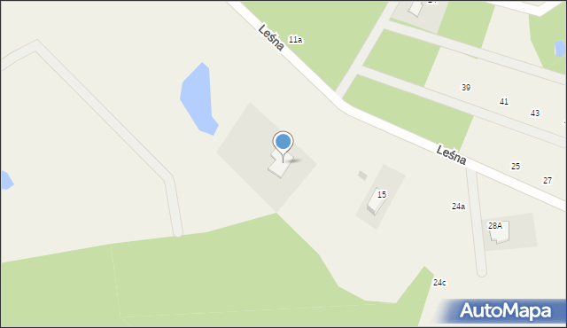 Przyjaźń, Leśna, 20a, mapa Przyjaźń