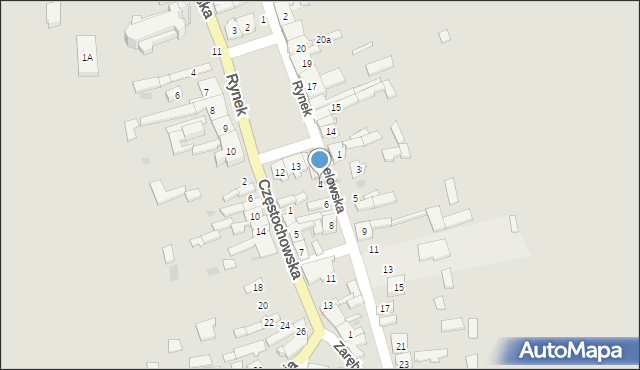 Przyrów, Lelowska, 4, mapa Przyrów