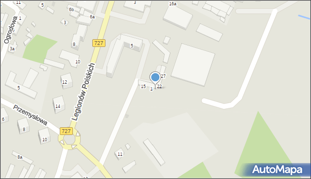 Przysucha, Legionów Polskich, 20, mapa Przysucha