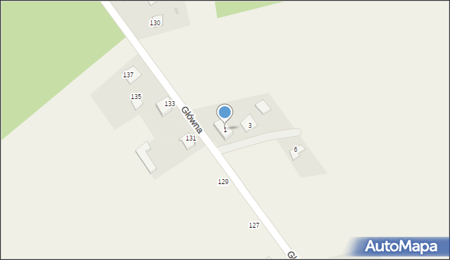 Przytuły Stare, Leśna, 1, mapa Przytuły Stare
