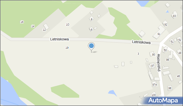 Pstrokonie, Letniskowa, 15, mapa Pstrokonie