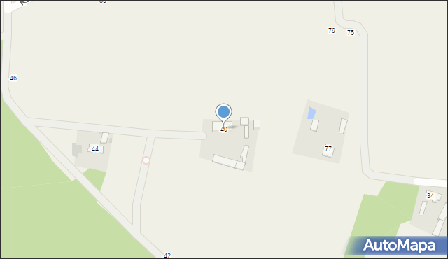 Psucin, Leśna, 40, mapa Psucin
