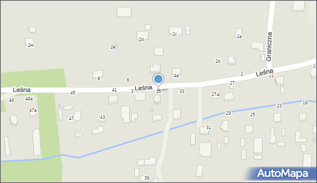 Radomyśl Wielki, Leśna, 35, mapa Radomyśl Wielki