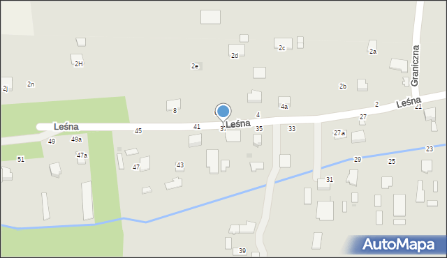 Radomyśl Wielki, Leśna, 37, mapa Radomyśl Wielki