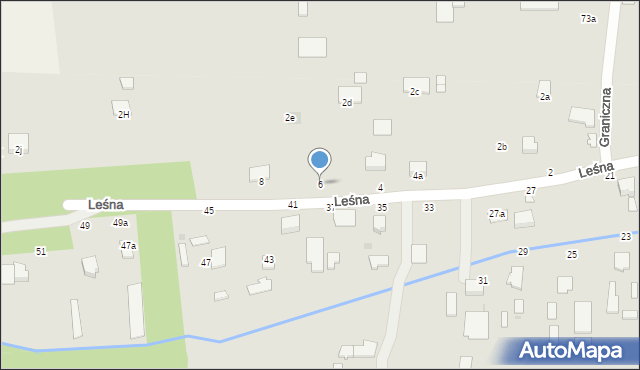 Radomyśl Wielki, Leśna, 6, mapa Radomyśl Wielki