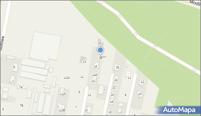 Rajszew, Leśna, 18, mapa Rajszew