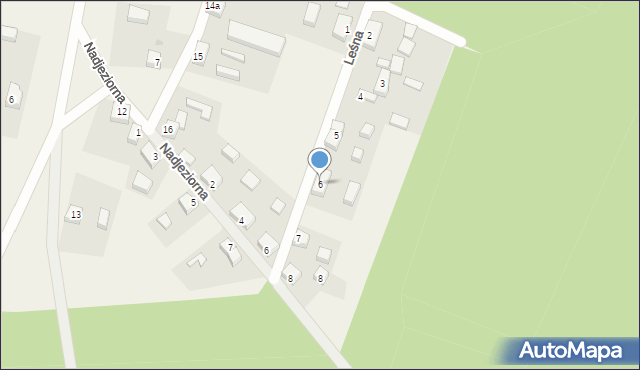 Rąpice, Leśna, 6, mapa Rąpice