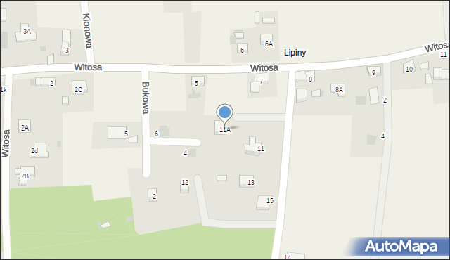 Raszówka, Leśna, 11A, mapa Raszówka