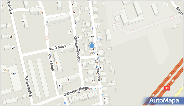 Rawa Mazowiecka, Lenartowicza, 10A, mapa Rawa Mazowiecka