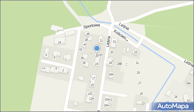 Rotmanka, Leśna, 23, mapa Rotmanka