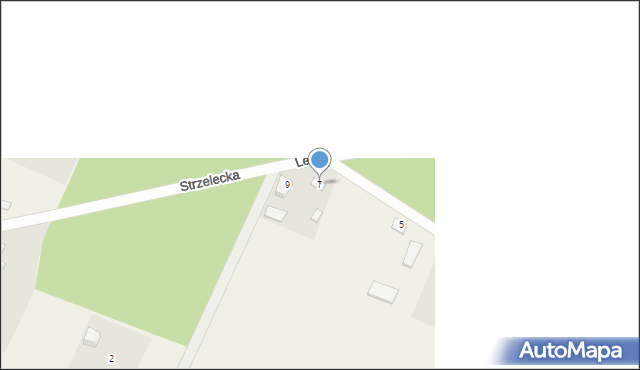 Ruchenka, Leśna, 7, mapa Ruchenka