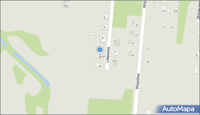 Ruda Śląska, Lelewela Joachima, 12, mapa Rudy Śląskiej