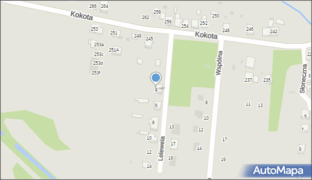 Ruda Śląska, Lelewela Joachima, 4, mapa Rudy Śląskiej