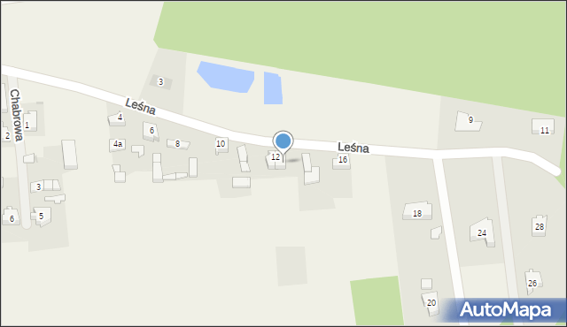 Rumin, Leśna, 14, mapa Rumin